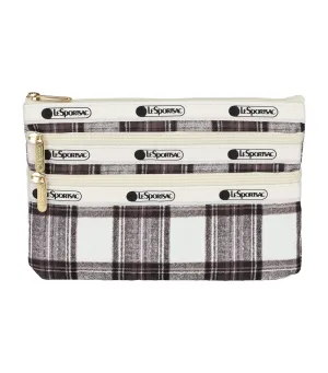 3-Zip Cosmetic Classic Tartan