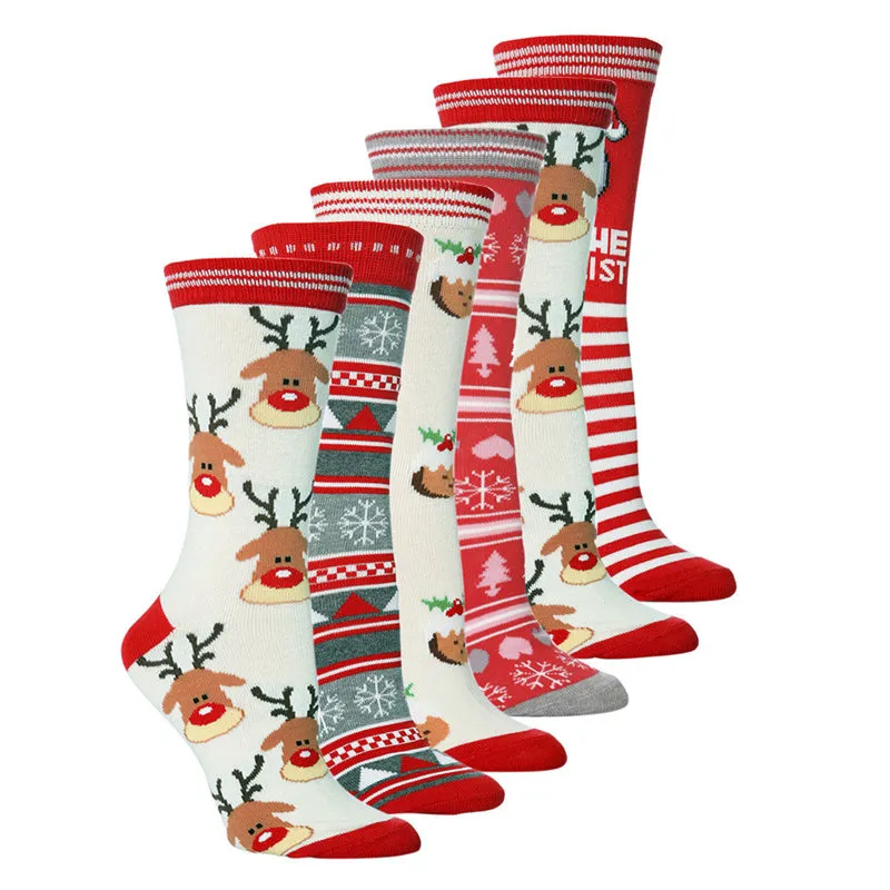 5 Pair Soft Fluffy Cosy Bed Socks Winter Warm Christmas Gift