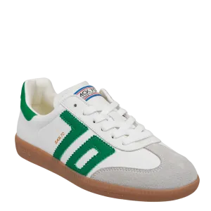 Back 70 Streetwear Cloud Sneakers in White & Green