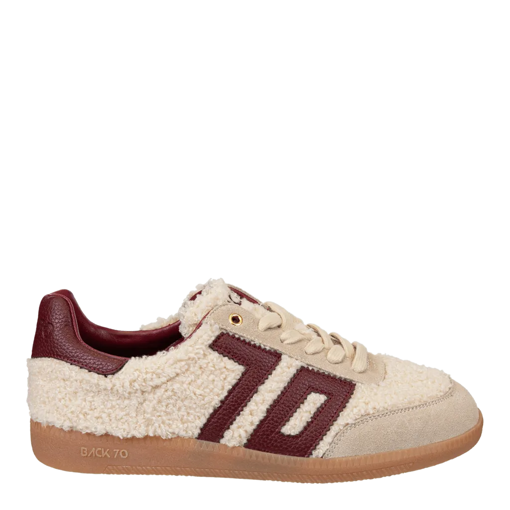 Back 70 Streetwear Teddy Sneakers in Butter Wine
