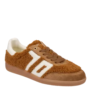 Back 70 Streetwear Teddy Sneakers in Tobacco White
