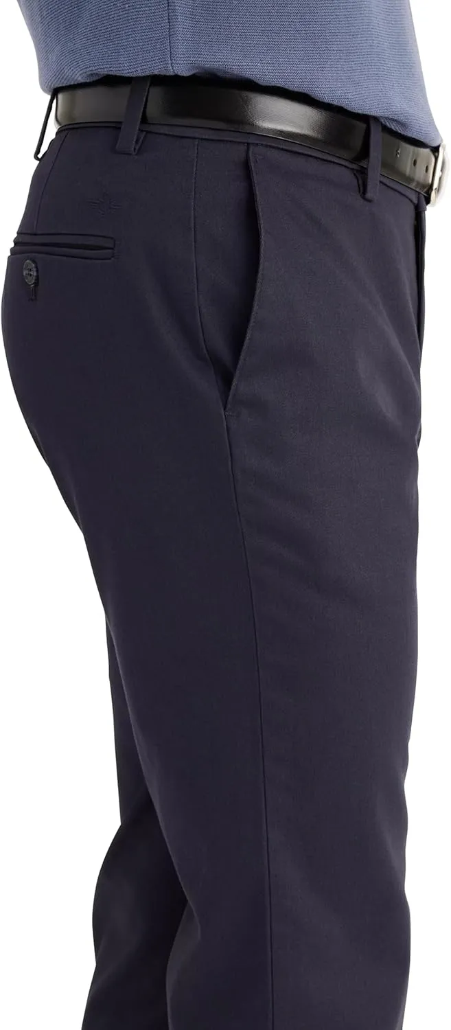 Dockers Men's Straight Fit Signature Lux Cotton Stretch Khaki Pant