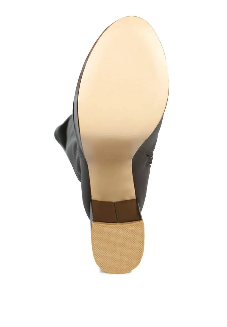 Dramatic Over-the-Knee Chunky Block Heel Boots