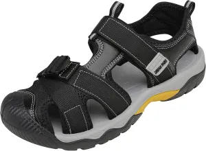 DREAM PAIRS Men??s Sport Outdoor Hiking Sandals Closed Toe Athletic Adventure Beach Fisherman Water Sandals
