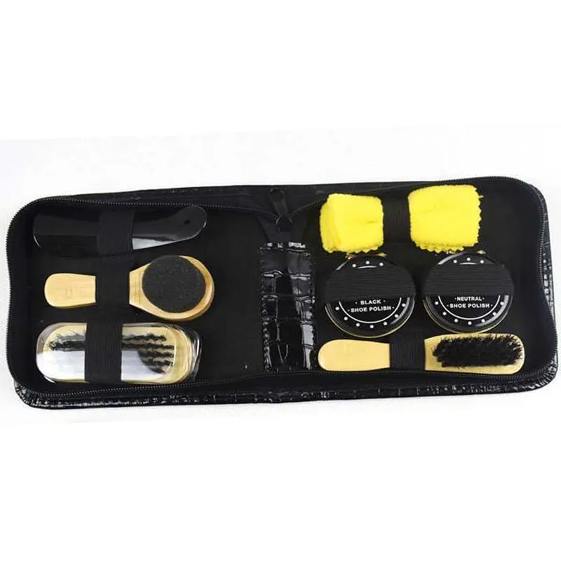 Exotic Portable Travel Shoe Care Kit