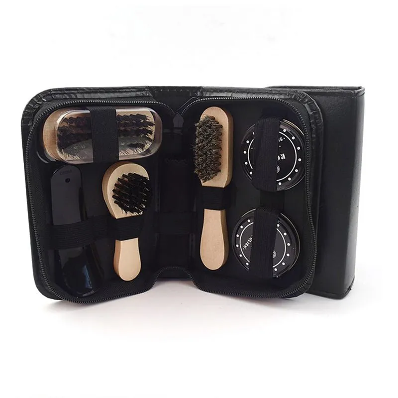 Exotic Portable Travel Shoe Care Kit