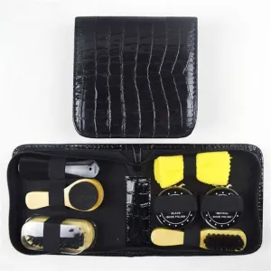 Exotic Portable Travel Shoe Care Kit
