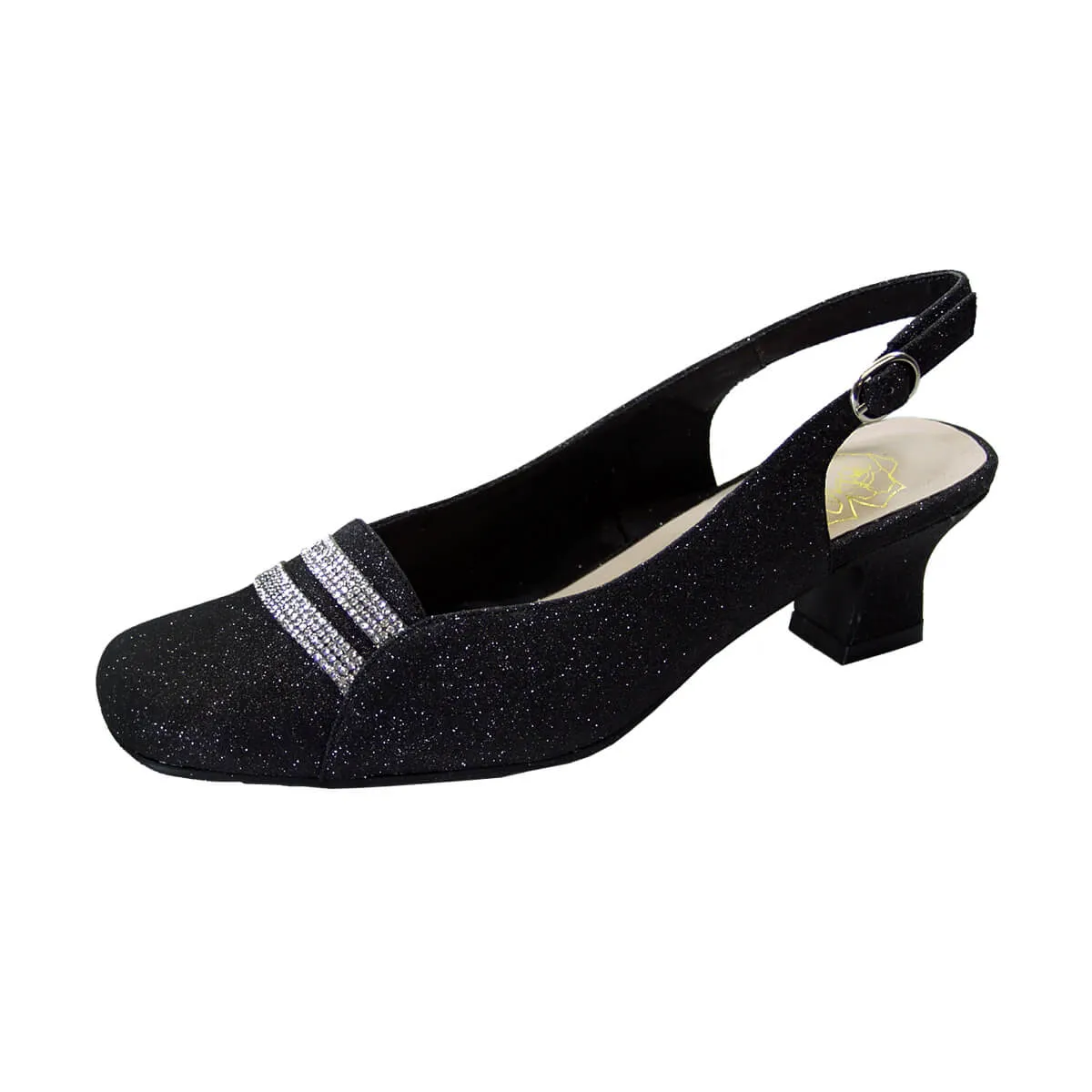 FLORAL Abigail Women's Wide Width Slingback Square Toe Dress Pumps