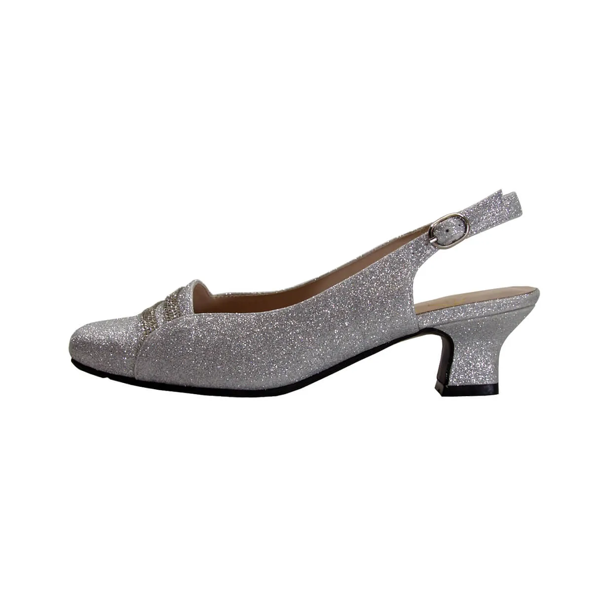 FLORAL Abigail Women's Wide Width Slingback Square Toe Dress Pumps