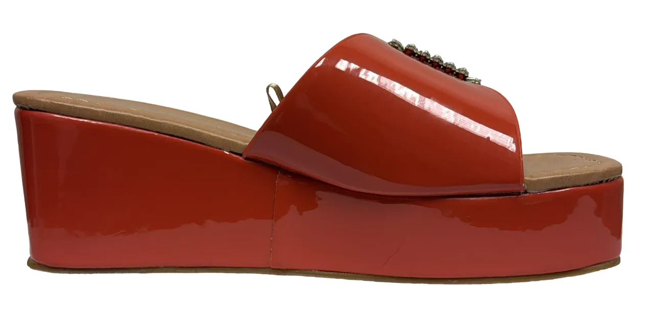 Forever Women's Sandals Wedge Orange