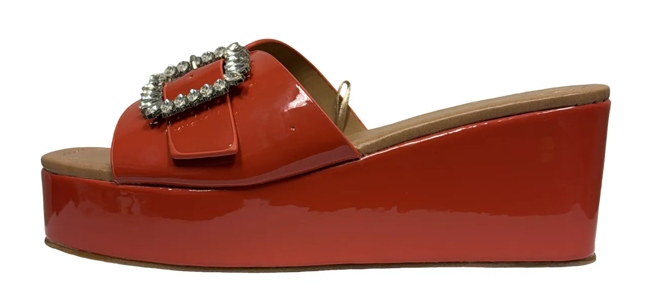 Forever Women's Sandals Wedge Orange