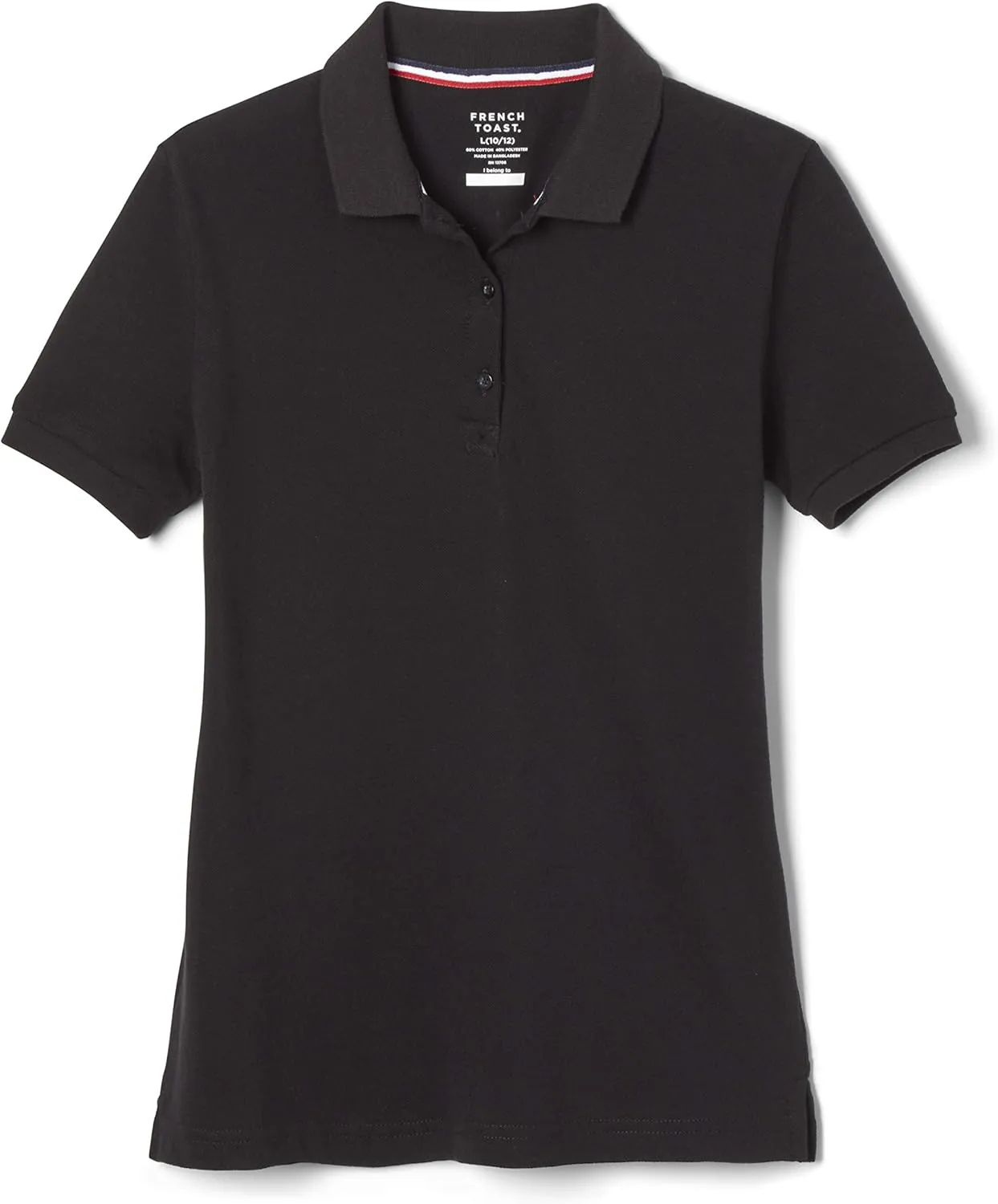 French Toast Girls' Short Sleeve Stretch Pique Polo Shirt