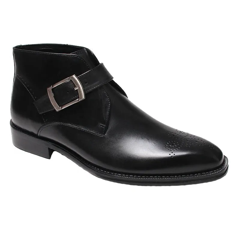Funki Buys | Boots | Men's Luxury Genuine Leather Ankle Boots