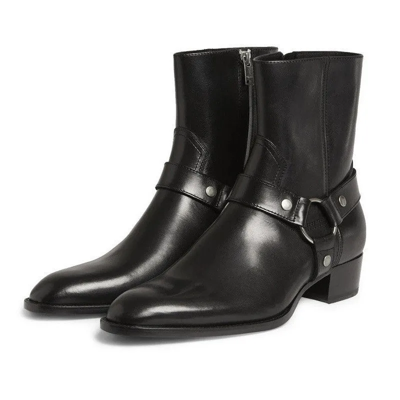 Funki Buys | Boots | Men's Vintage Chelsea Boots | Real Leather