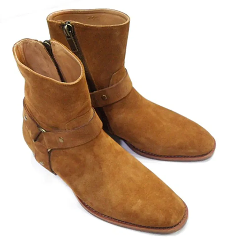 Funki Buys | Boots | Men's Vintage Chelsea Boots | Real Leather