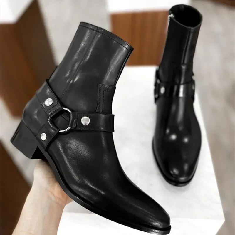 Funki Buys | Boots | Men's Vintage Chelsea Boots | Real Leather
