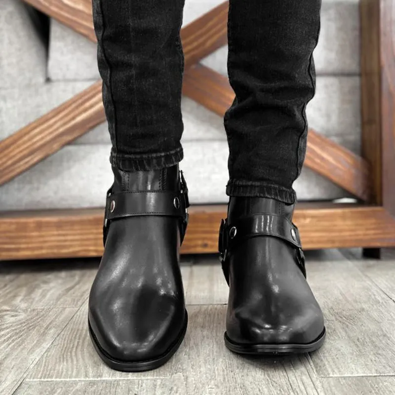 Funki Buys | Boots | Men's Vintage Chelsea Boots | Real Leather