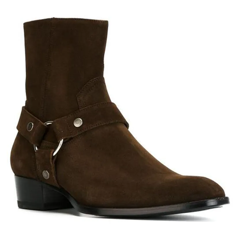 Funki Buys | Boots | Men's Vintage Chelsea Boots | Real Leather