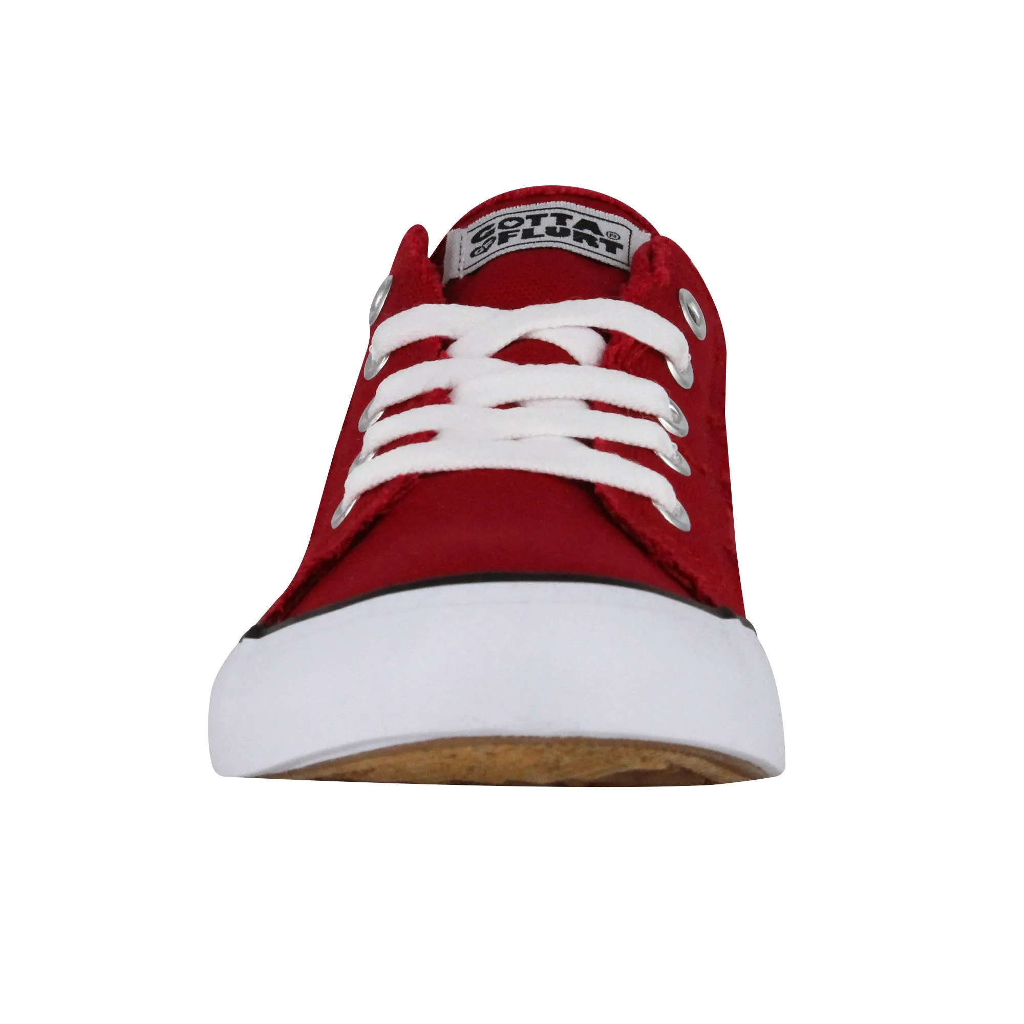 Gotta Flurt Women's Classic II Red Canvas Low-Top Sneaker