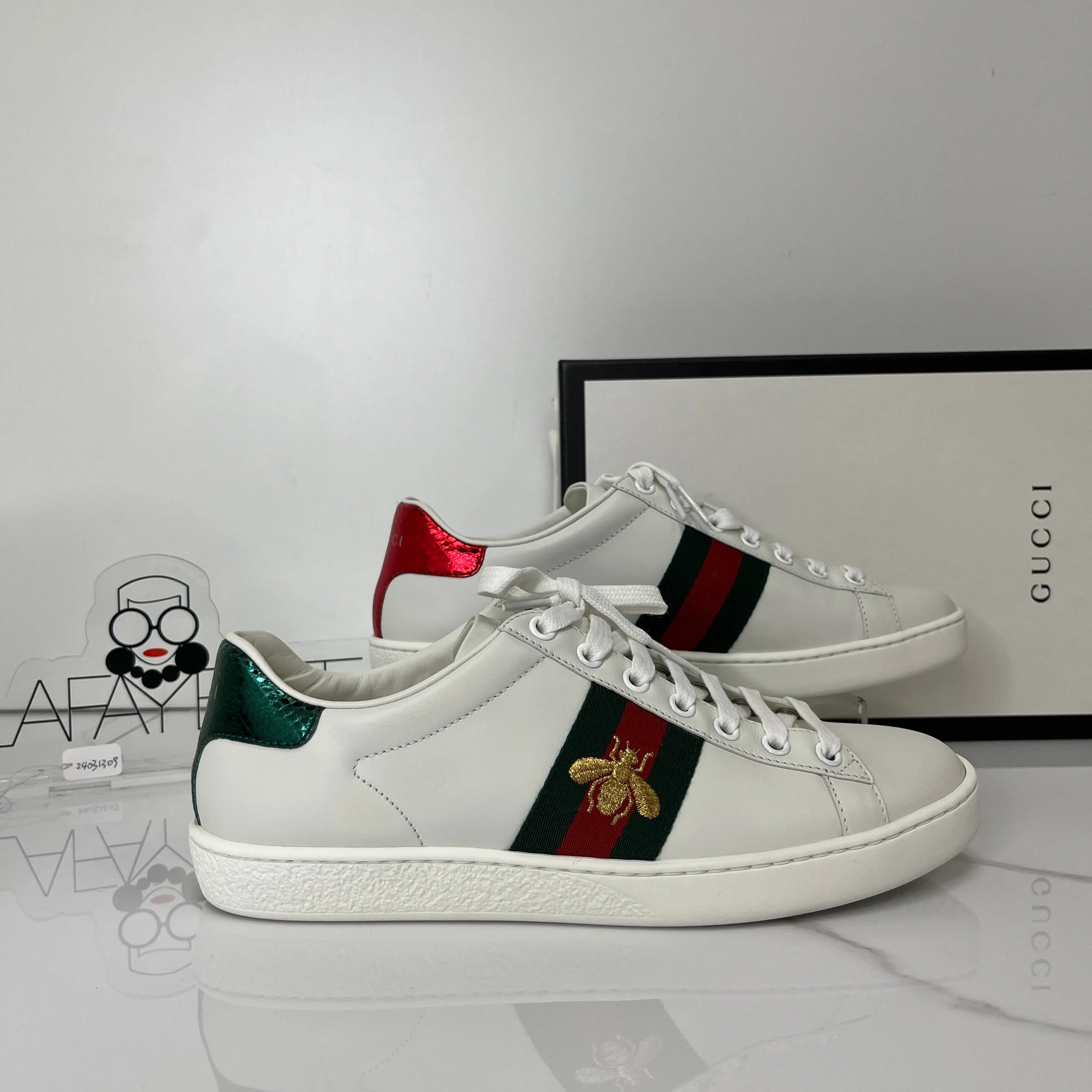 Gucci Women's Ace Sneaker With Bee