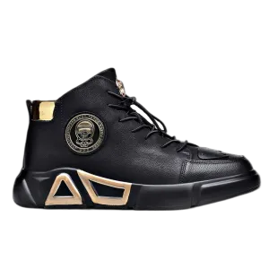 High Top Side Zipper Sneakers