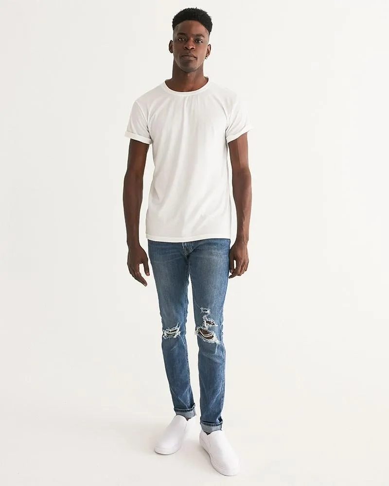 Pale White Slip-On Canvas Sneakers | Men's | White | C0M0Y0K0
