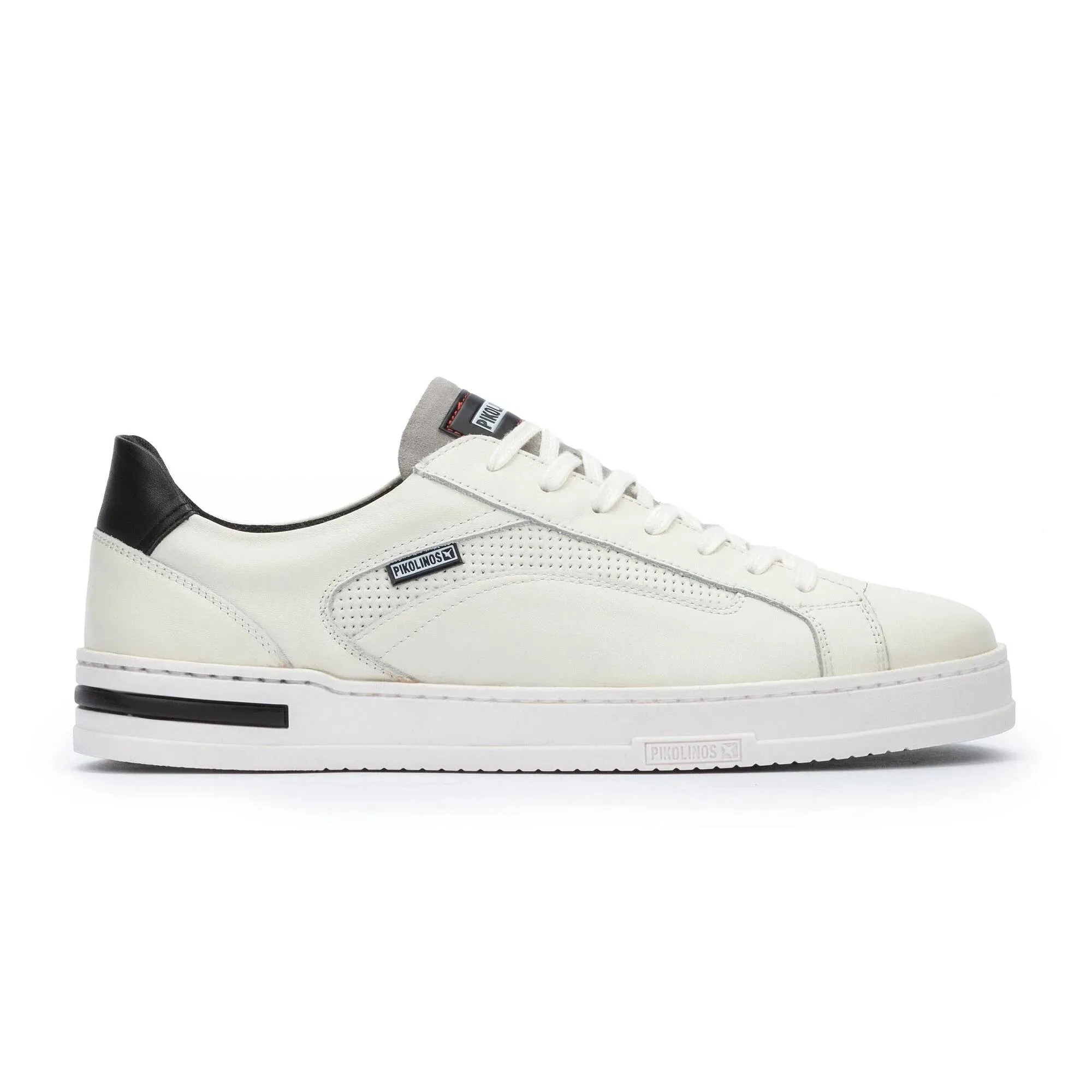 Pikolinos Xativa M1k-6307c2 Men's Laces Basic Punched Trainers Sneakers in Off White