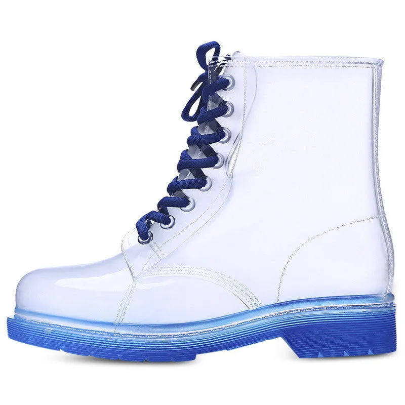 Rain Boots Fashion Candy Color Soles