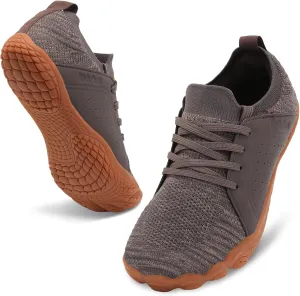 relxfeet Men's Barefoot Trail Running Shoes Minimalist Wide Toe Box Design Zero Drop Non-Slip Rubber Sole for Gym Hiking Walking