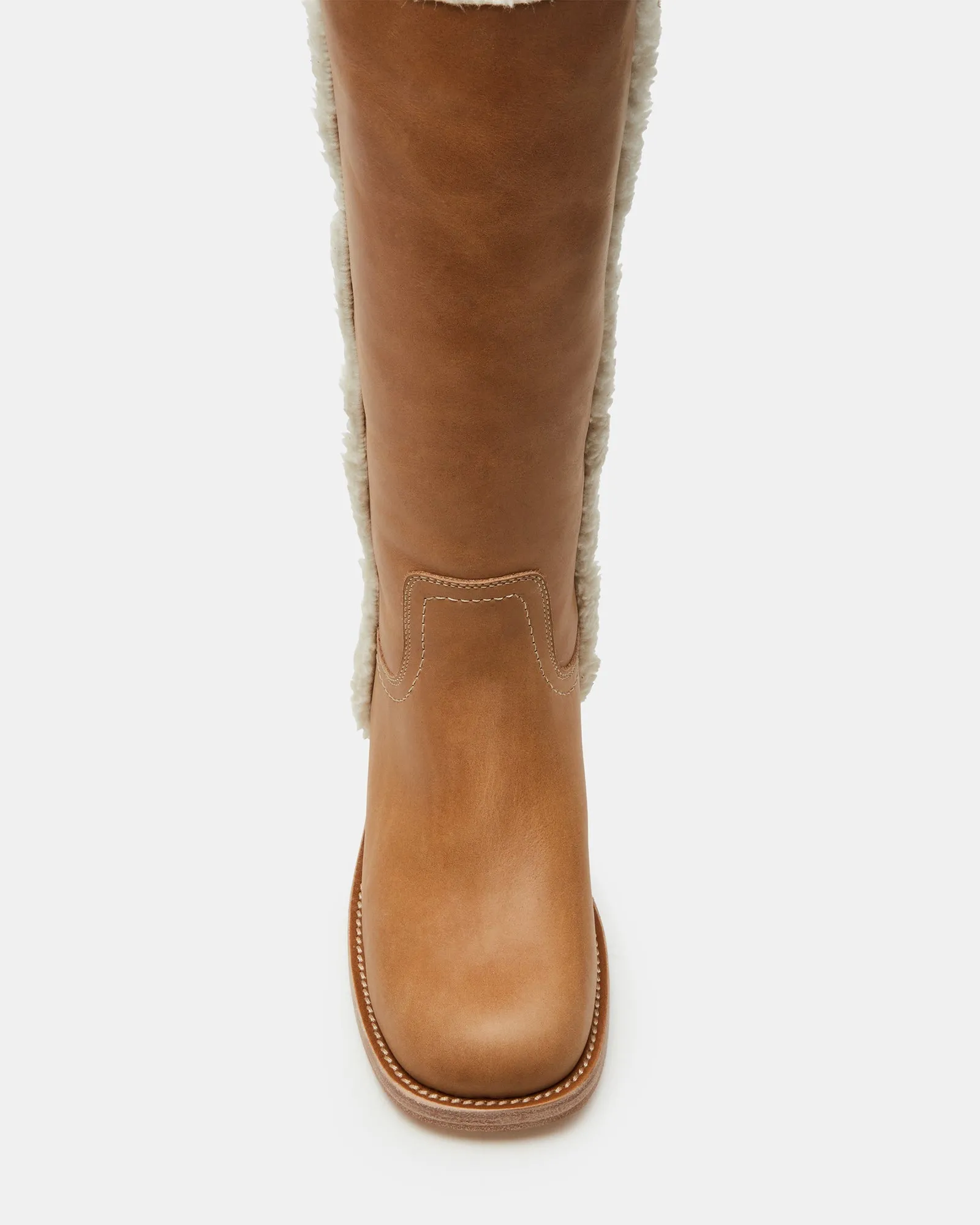 RIGGS FAUX FUR BANANA LEATHER