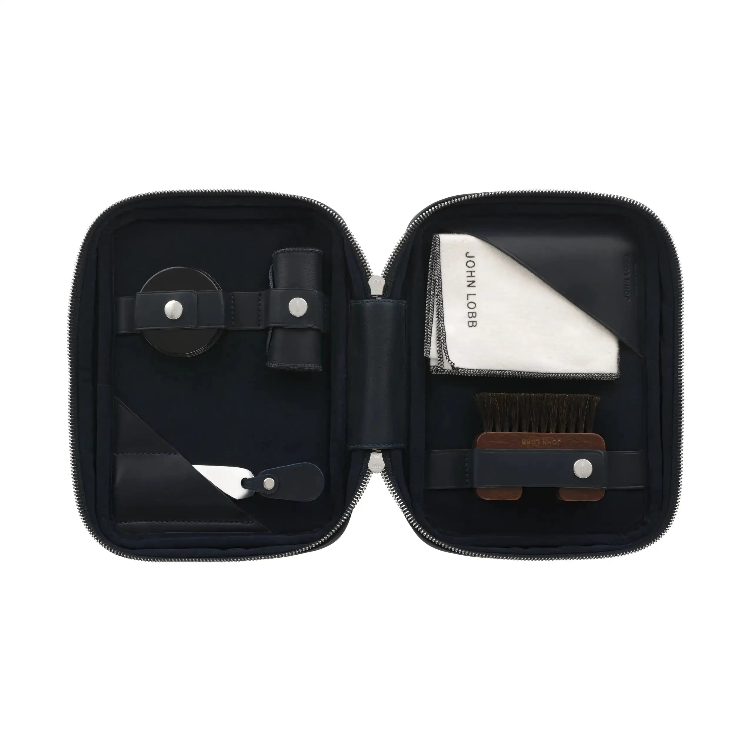 Shoe Care Travel Kit in Navy Blue