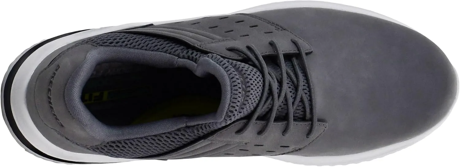 Skechers Men's Delson 3.0 - Ezra Leather Bungee Lace Slip on Sneakers