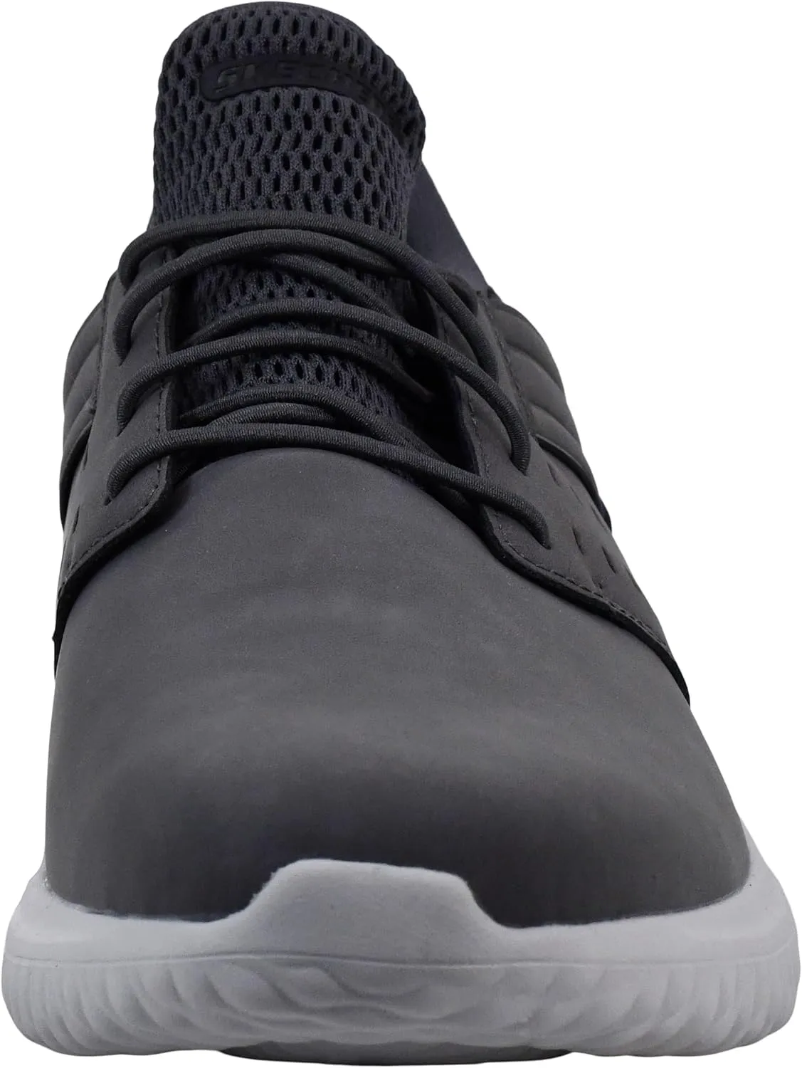 Skechers Men's Delson 3.0 - Ezra Leather Bungee Lace Slip on Sneakers