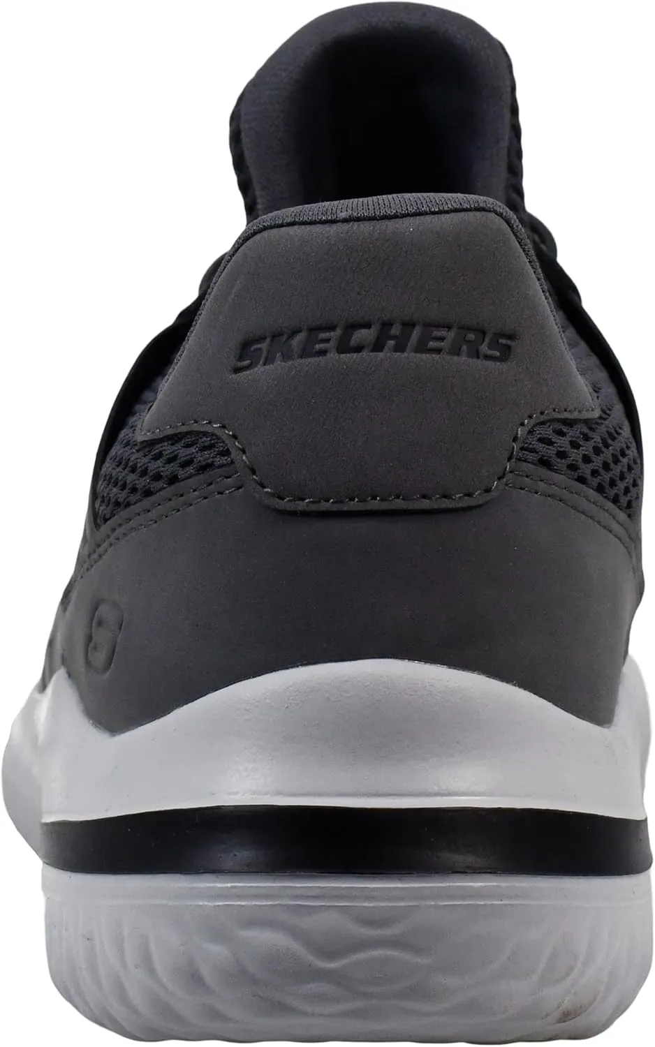 Skechers Men's Delson 3.0 - Ezra Leather Bungee Lace Slip on Sneakers