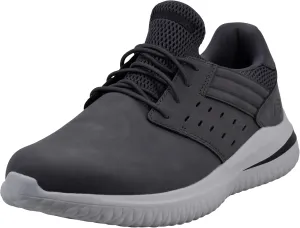 Skechers Men's Delson 3.0 - Ezra Leather Bungee Lace Slip on Sneakers