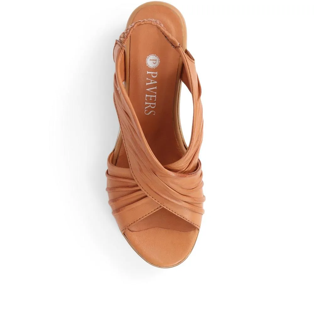 Slip-On Wedge Sandals  - KAP39001 / 325 554