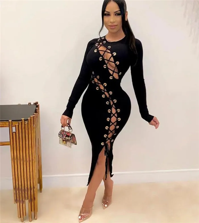 Szeka Street Style Mid-Length Dress