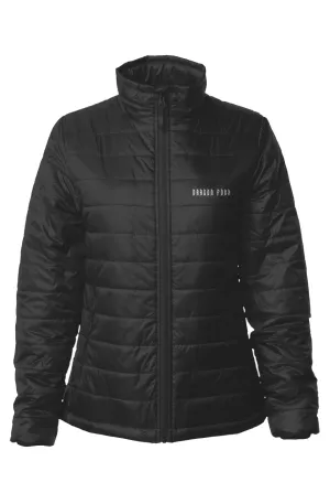 White DF - Women's Black Puffer Jacket
