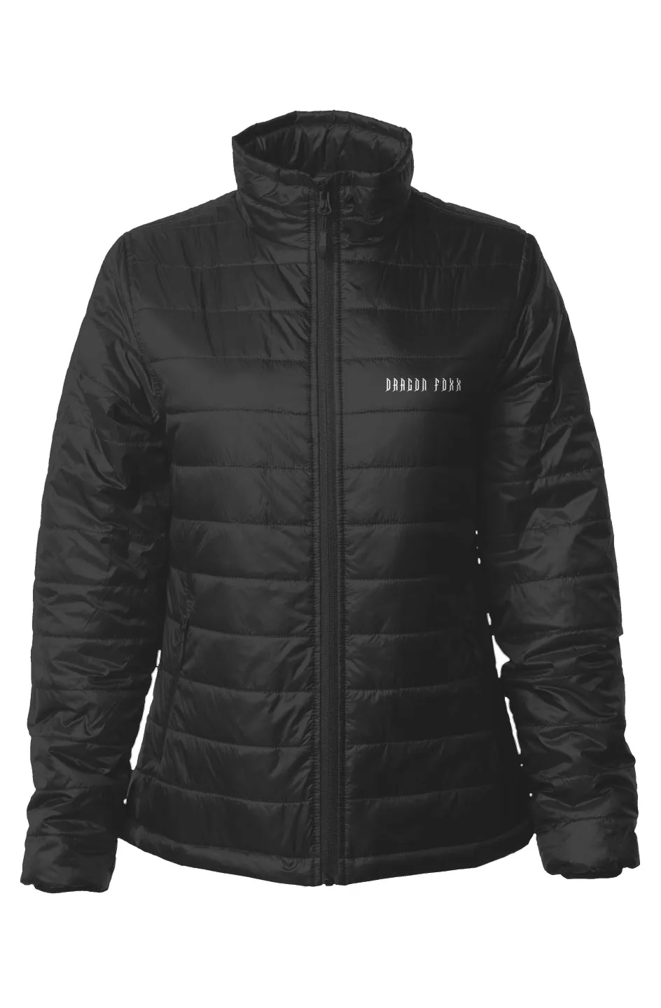 White DF - Women's Black Puffer Jacket