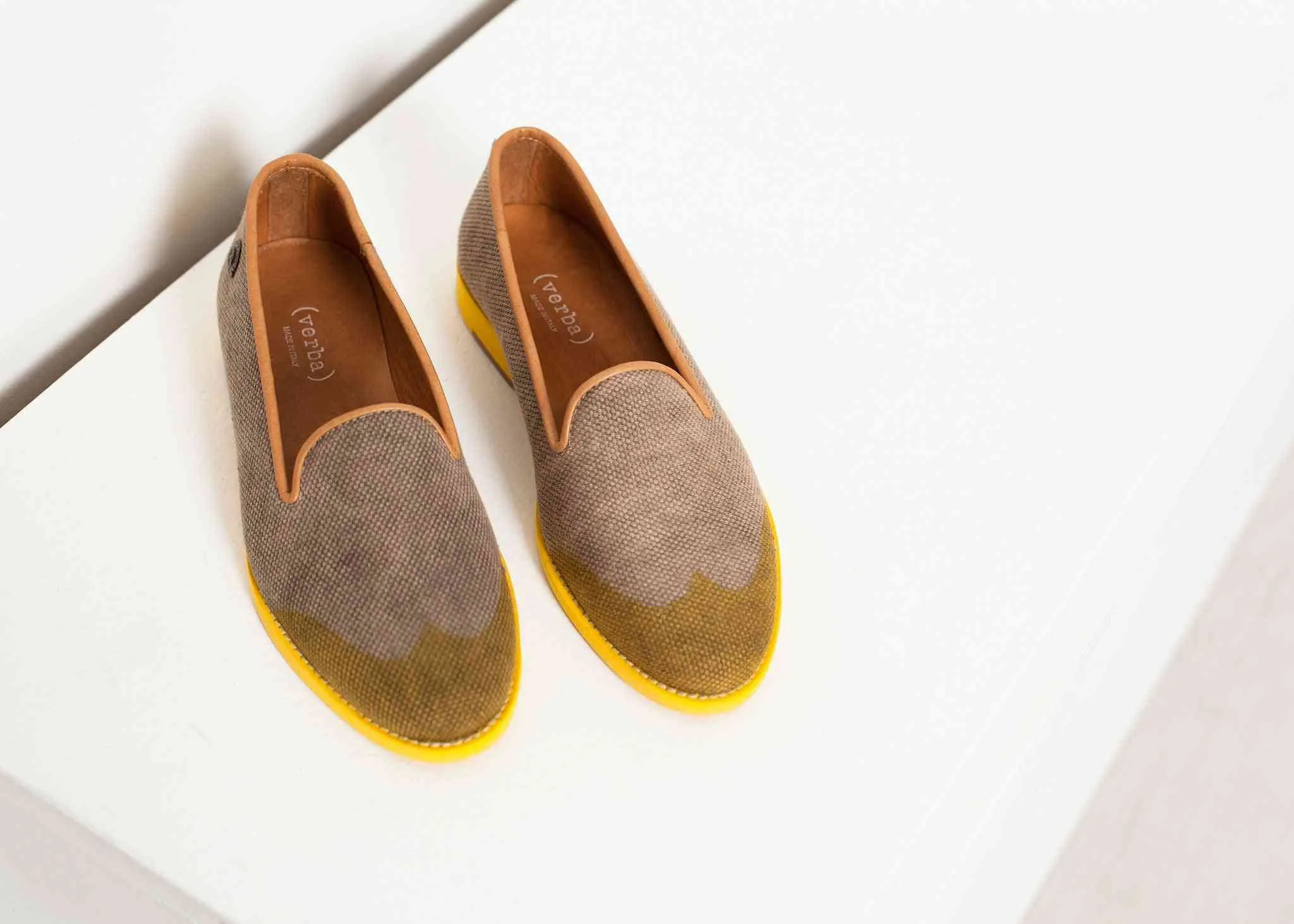 Wingtip Loafer in Yellow