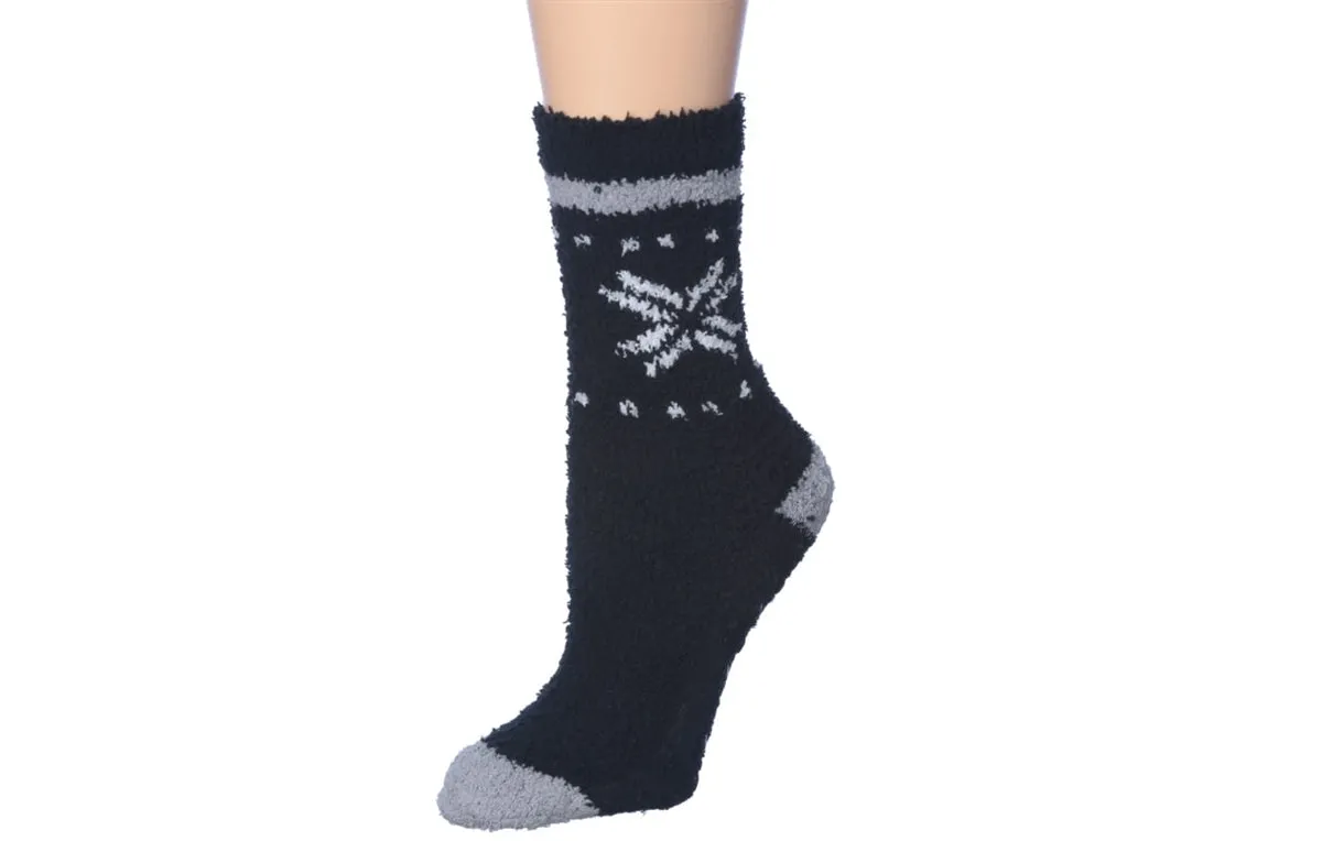 Women's Fuzzy Crew Socks